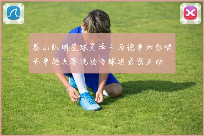 泰山队明星球员泽卡马德鲁加彭啸齐鲁超决赛现场与球迷亲密互动